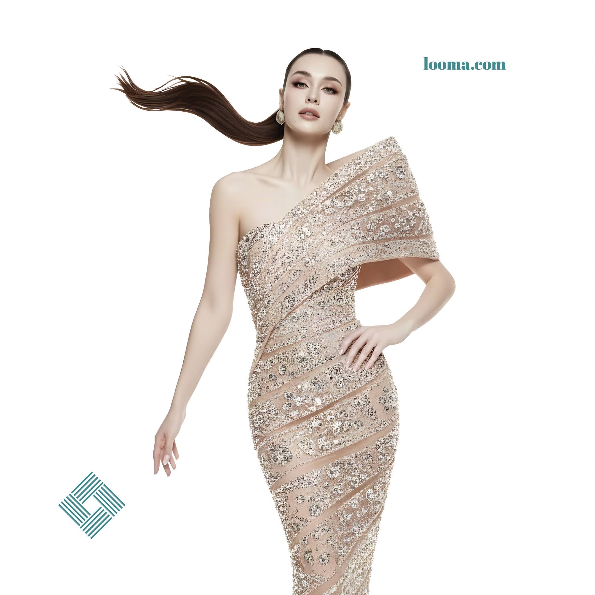 Visual pubblicitario Looma: moda e identità di marca