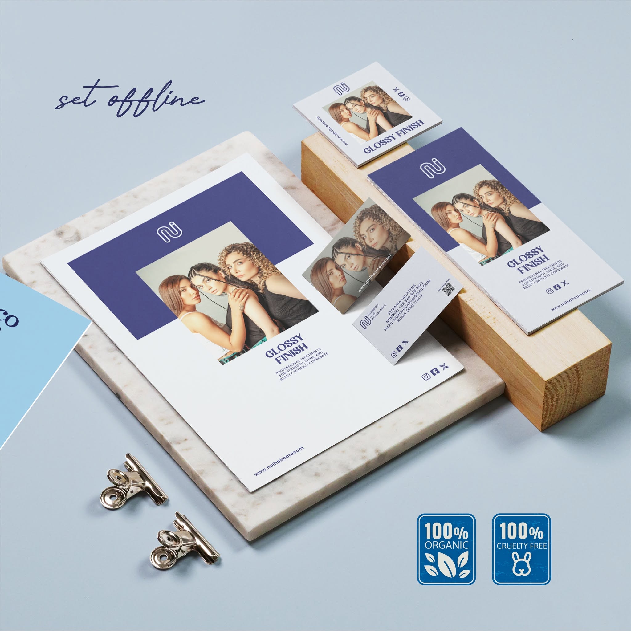 Immagine coordinata: materiali stampati Glossy Finish